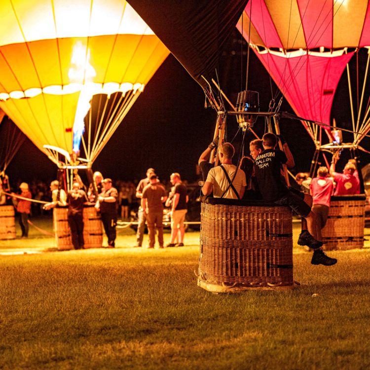Ballonglühen Ballonfestival Bonn